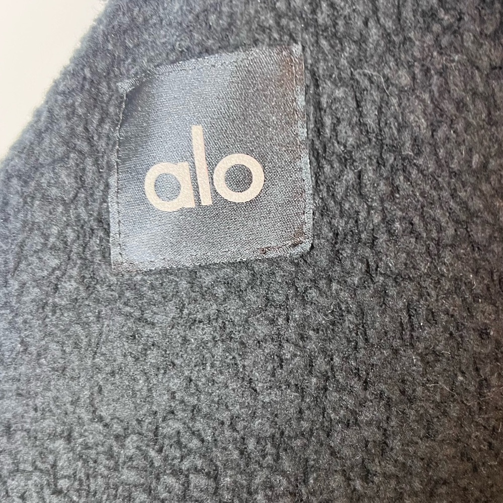 ALO Yoga Dark Gray Bomber Jacket A0452 - Picture 6 of 6